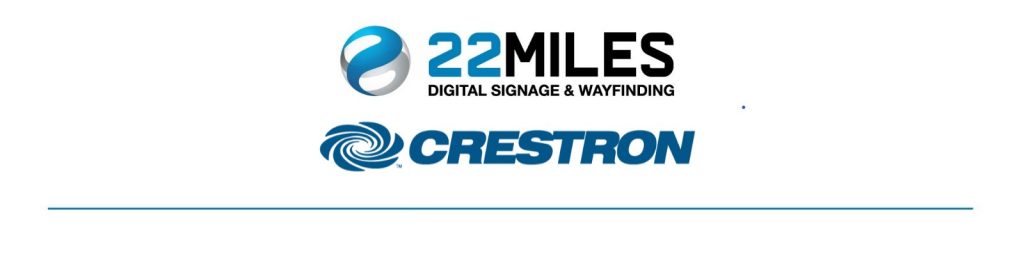 Crestron, 22Miles, partnership