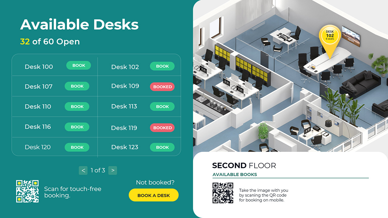 space booking, corporate space booking, space management software