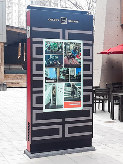 outdoor digital signage, wayfinding kiosk