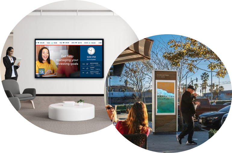 workplace technology, corporate digital signage, space booking