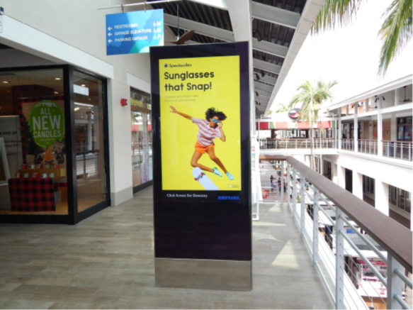 retail digital signage, mall, digital advertising